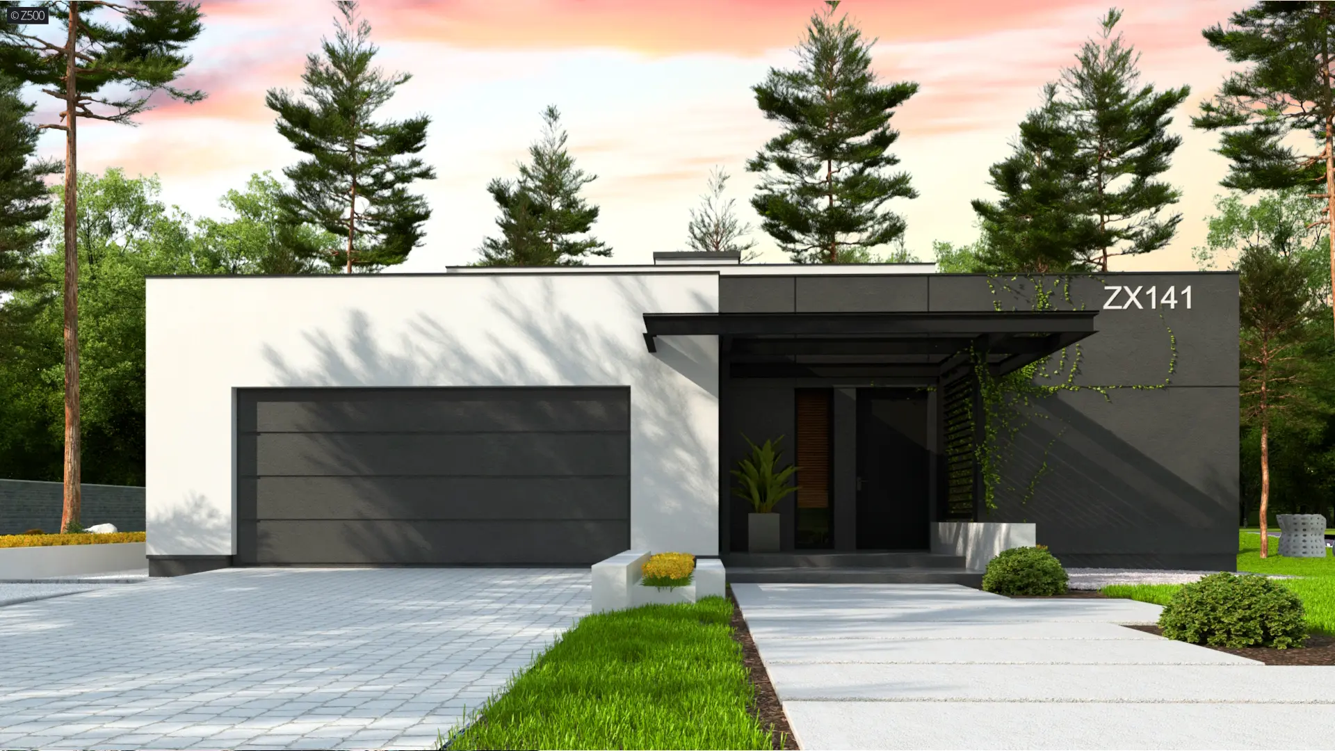 Типовой проект дома Zx141